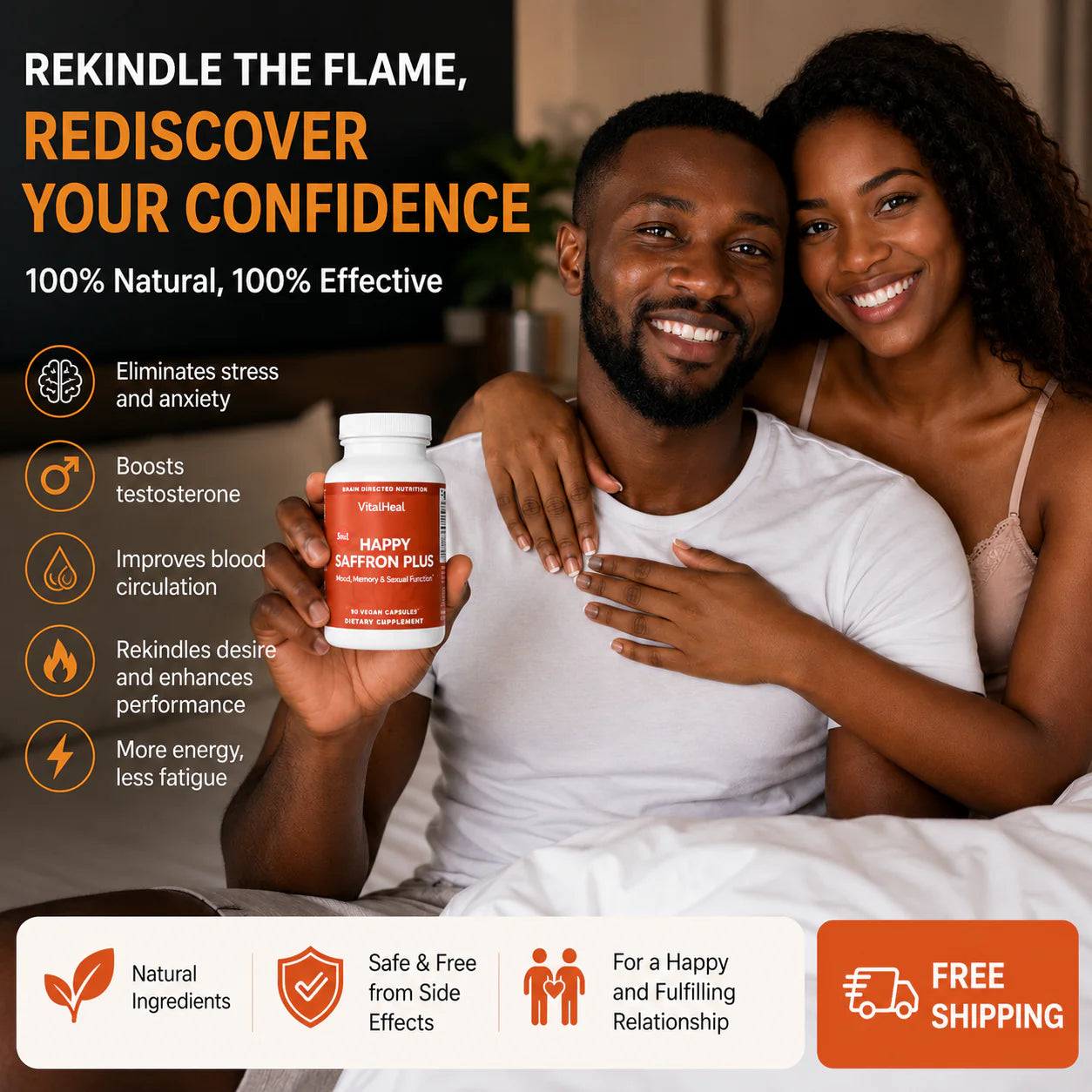 Happy Saffron Plus – The 3-in-1 Saffron Secret