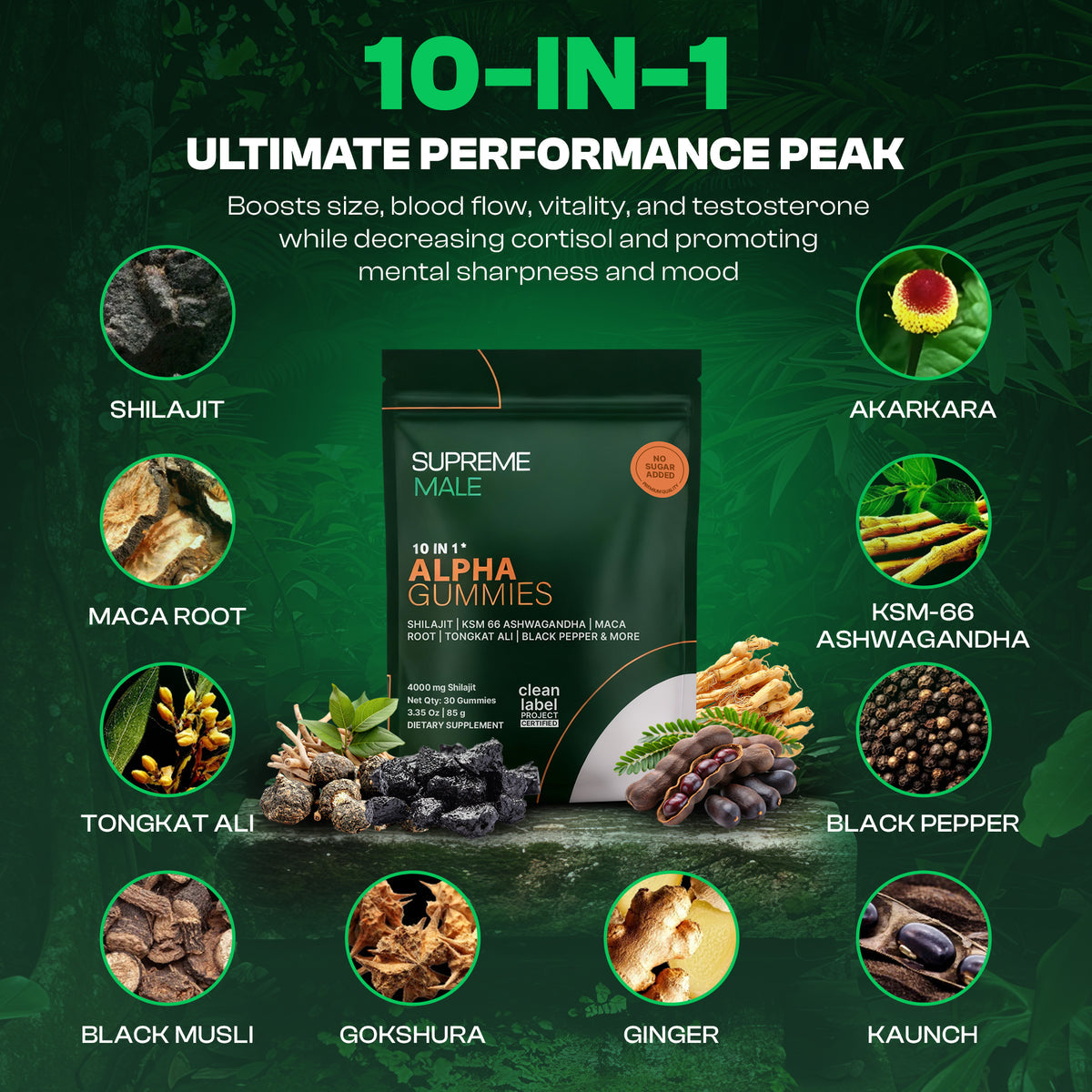 SUPREMEMALE™ | 10-in-1 Performance Gummies (Upgraded Formula) - Image 5